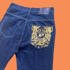 Blue phat farm jeans size 34 in amazing condition!!